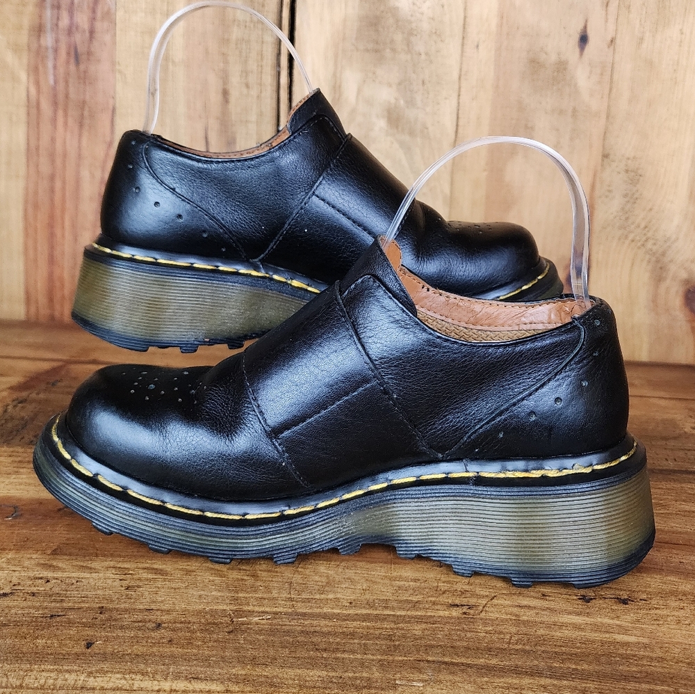 Dr. Martens 3B62 Vintage Wedge Monk Shoe - Picture 4 of 12